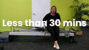 Less than 30 minute reformer pilates classes online